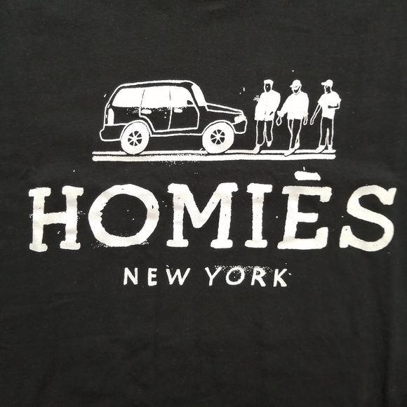 Homiès New York Black T-shirt Medium - Picture 3 of 5